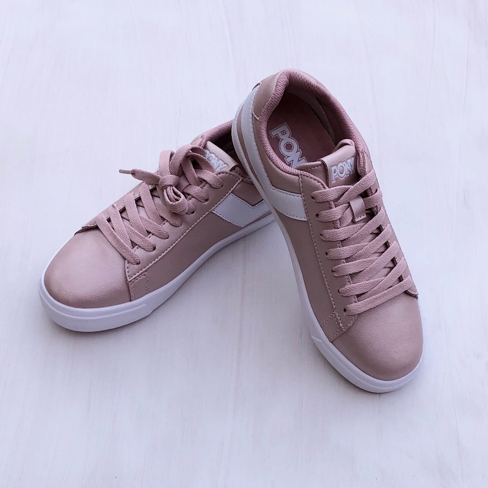 BRAND NEW PONY Blush Pink and White Sneakers!